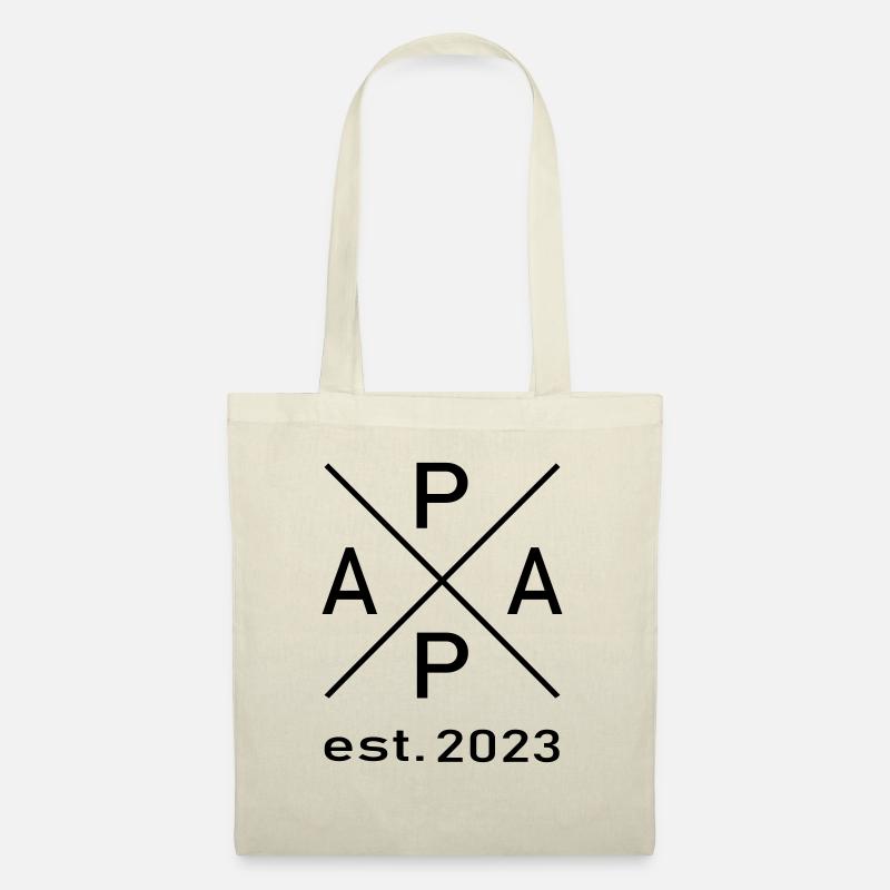 Papa est. 2023 - Stoffbeutel - Natur