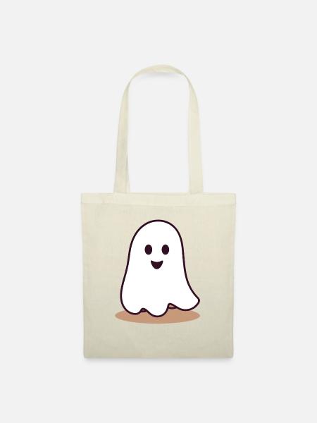 Halloween-Spaß für Kinder - Stoffbeutel - Natur