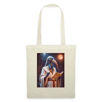 Thoth, ibis-headed god, holding a scroll - Tote Bag - nature - Front