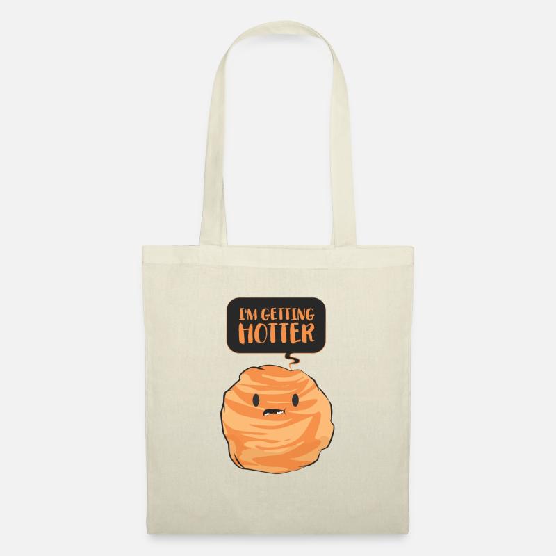 Planet Weltraum Galaxie Spruch Geschenk Comic - Stoffbeutel - Natur