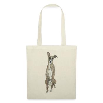 Lévrier Lévrier Chien Amour Chien Sport Doglove - Sac en tissu - nature - Devant