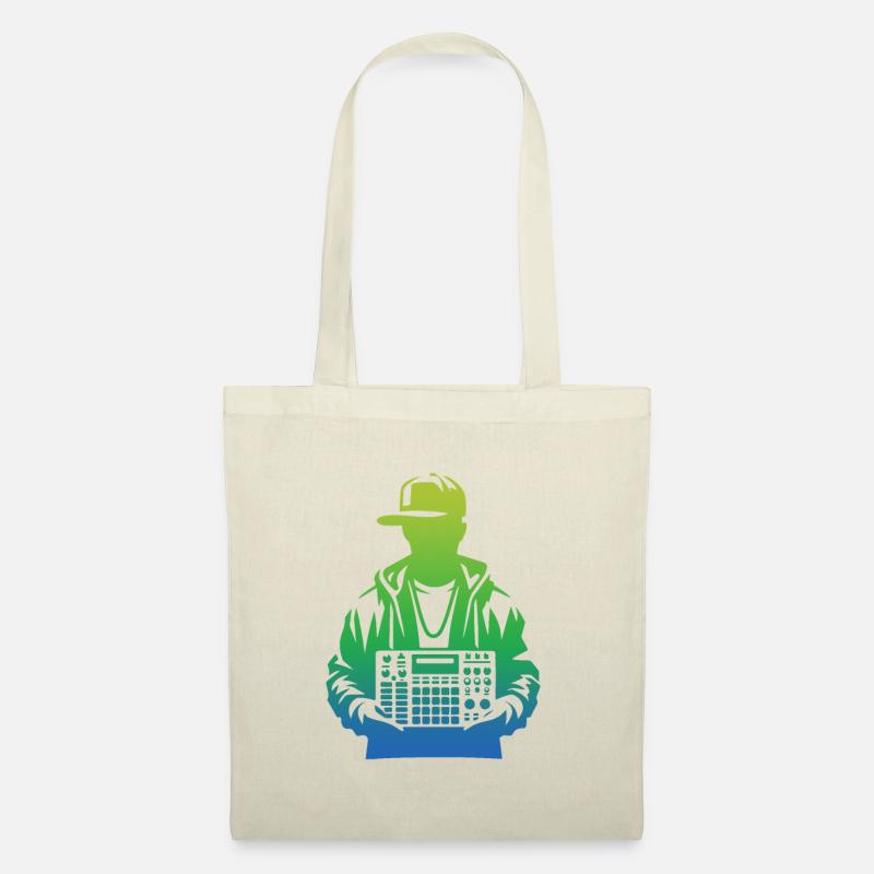 Beatmaker Holding Sampler (Vert) - Sac en tissu - nature