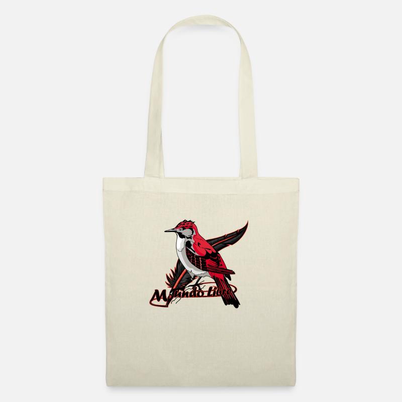 Oiseau Flytrap rouge - Sac en tissu - nature