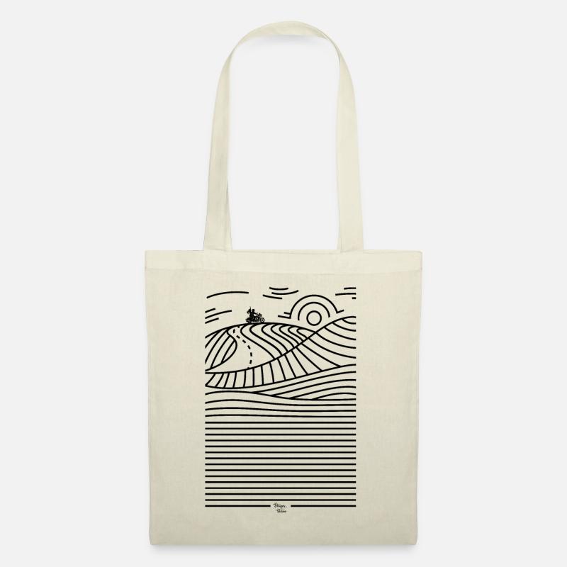 Du vent dans les cheveux - Sac en tissu - nature