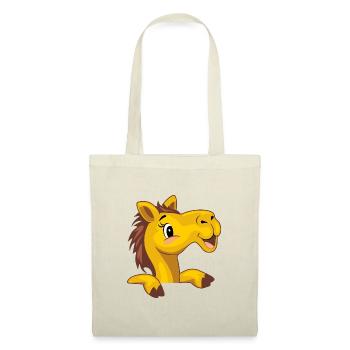 Happy peeking baby camel - Tote Bag - nature - Front