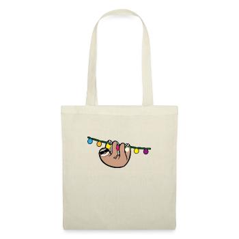 Faultier Party Sonnenbrille Sloth Malle - Stoffbeutel - Natur - Vorne