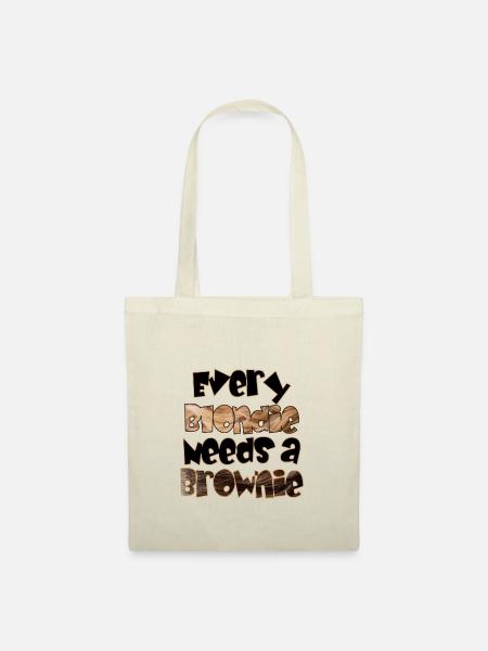 Every blondie needs a brownie 1 - Stoffbeutel - Natur