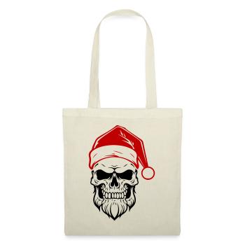 Santa Claus Skull - Tote Bag - nature - Front