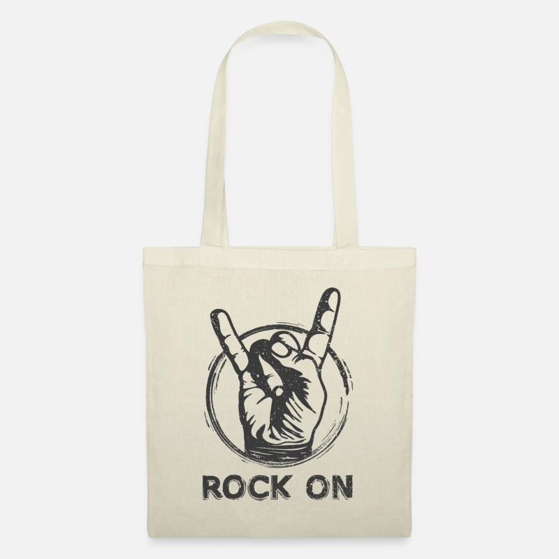 Rock On - Stoffbeutel - Natur