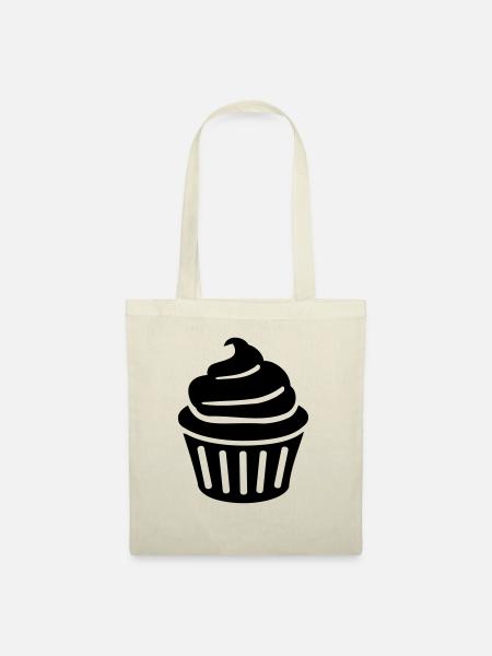 Cupcake - Stoffbeutel - Natur