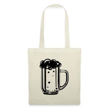 beer glass beer symbol beer mug - Tote Bag - nature - Front