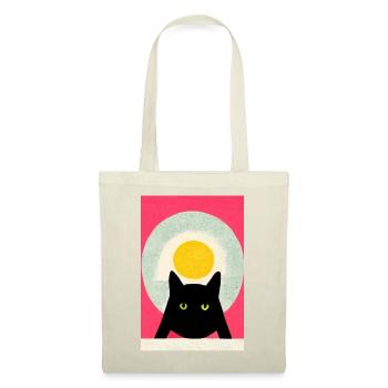 Petit déjeuner Mafia Cat Retro - Sac en tissu - nature - Devant
