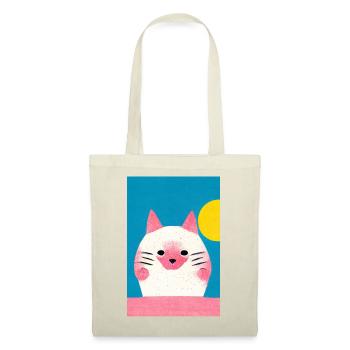 Kawaii Kitten Retro - Tote Bag - nature - Front