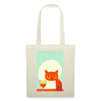 Homebar Chat Rétro - Sac en tissu - nature - Devant