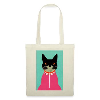 Combinaison d’entraînement Cat Retro - Sac en tissu - nature - Devant