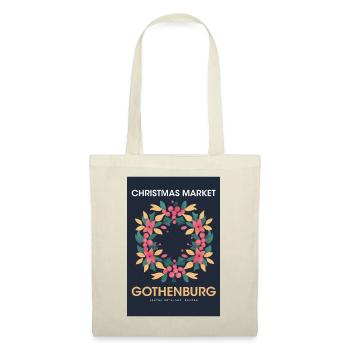 Christmas Market Gothenburg Poster Sweden 1960 - Tote Bag - nature - Front