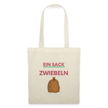 Ein Sack Zwiebeln - Stoffbeutel - Natur - Vorne