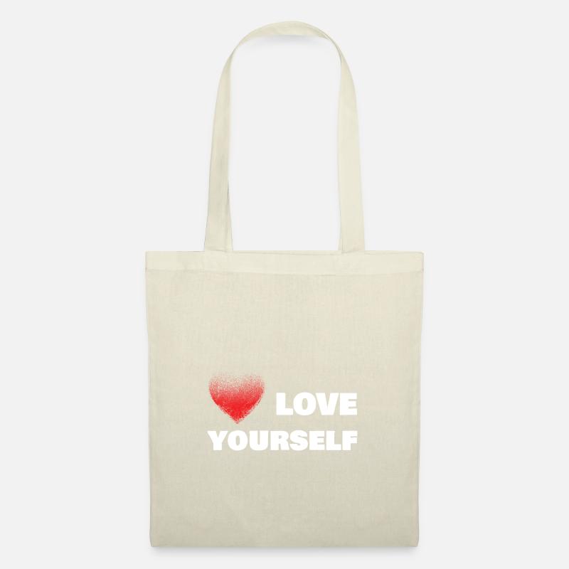 LOVE YOURSELF - Stoffbeutel - Natur