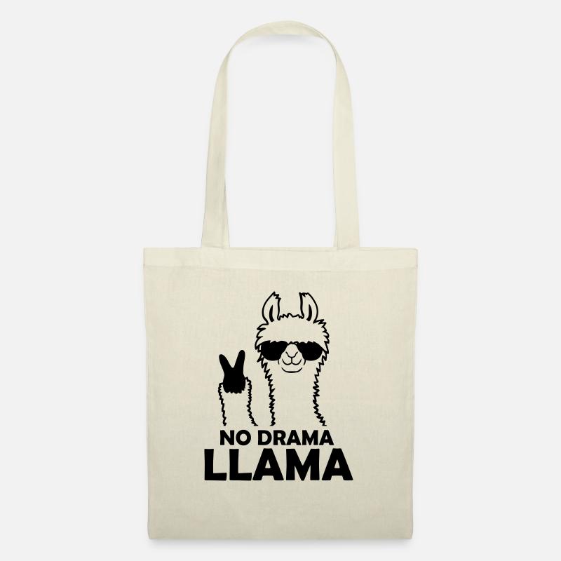Cool No Drama Llama - Stoffbeutel - Natur