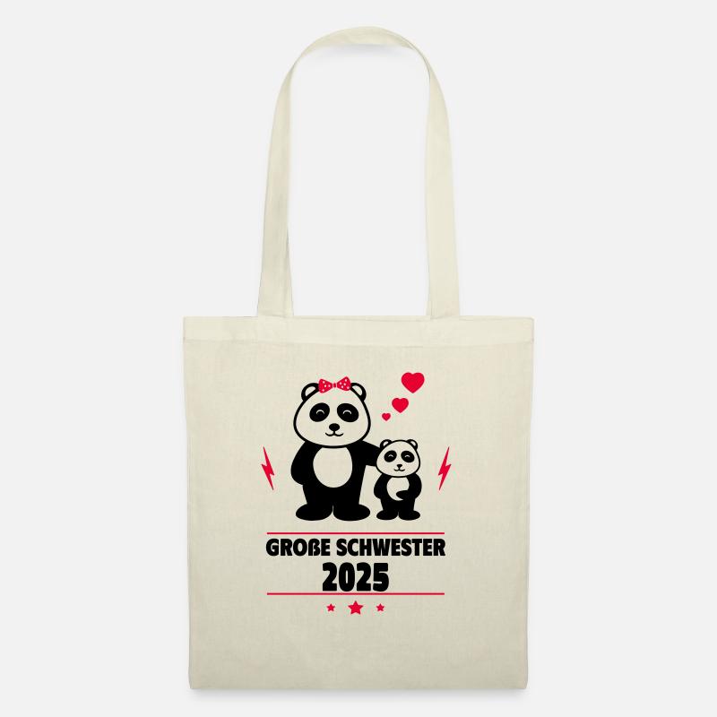 Große Schwester 2025 - Stoffbeutel - Natur