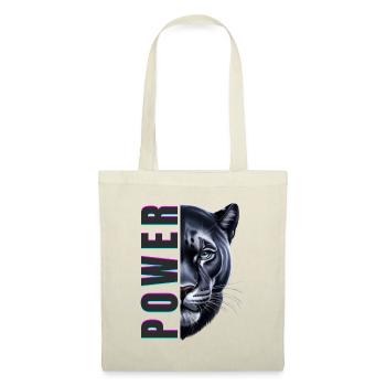 Black_Panther_Power - Stoffbeutel - Natur - Vorne