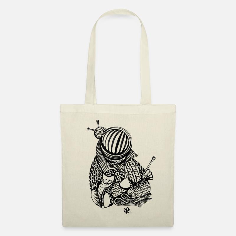 Knitting With Kindness - Stoffbeutel - Natur