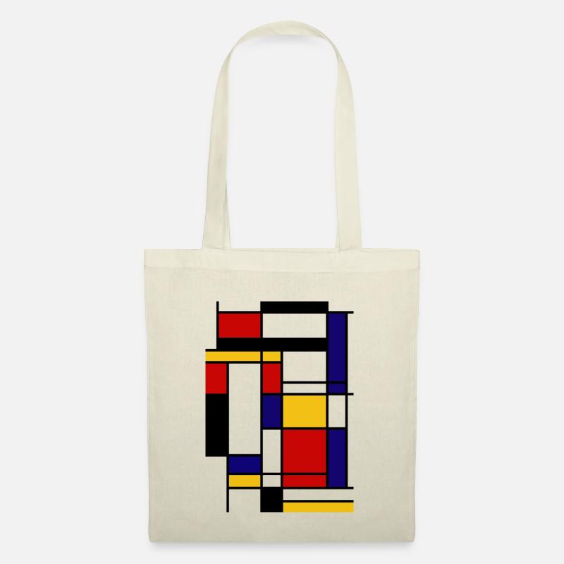 Pattern Mondrian form - Tote Bag - nature