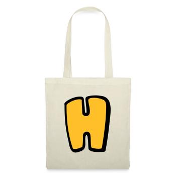 Alphabet H - Sac en tissu - nature - Devant