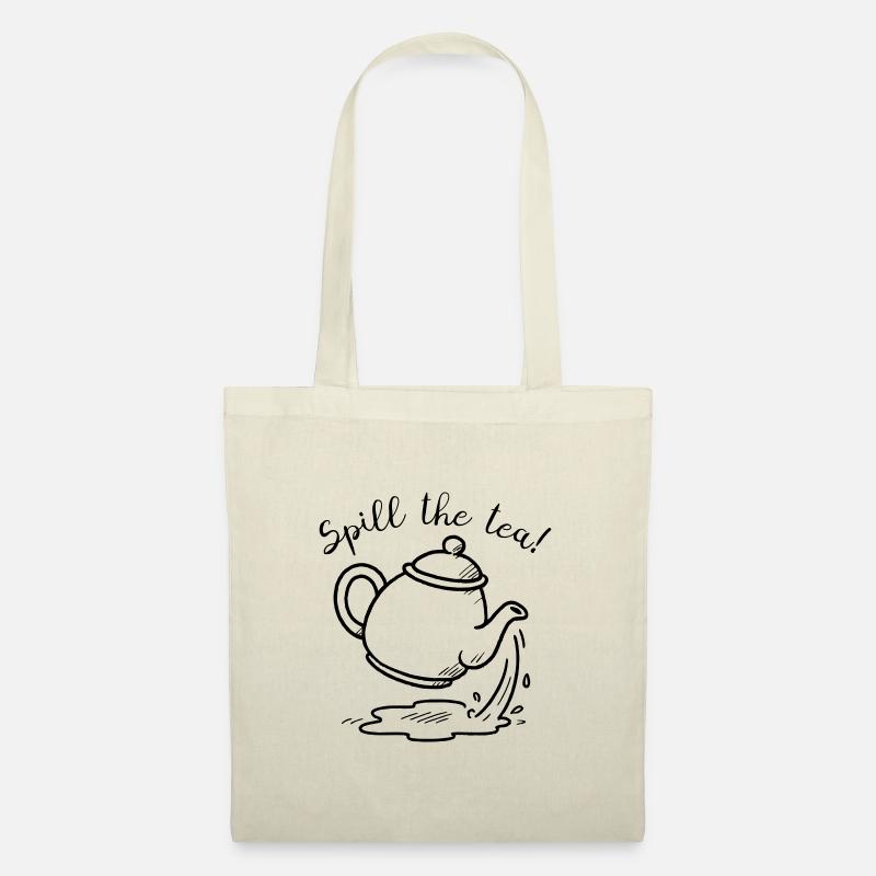 Spill the tea doodle - Tote Bag - nature