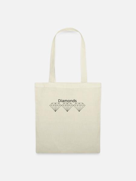 Diamonds - Stoffbeutel - Natur