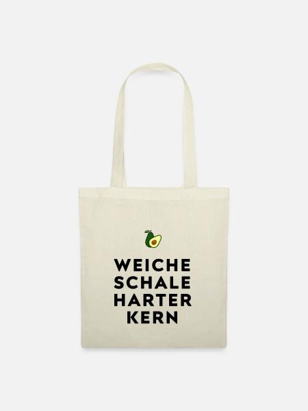 WEICHE SCHALE HARTER KERN - Stoffbeutel - Natur