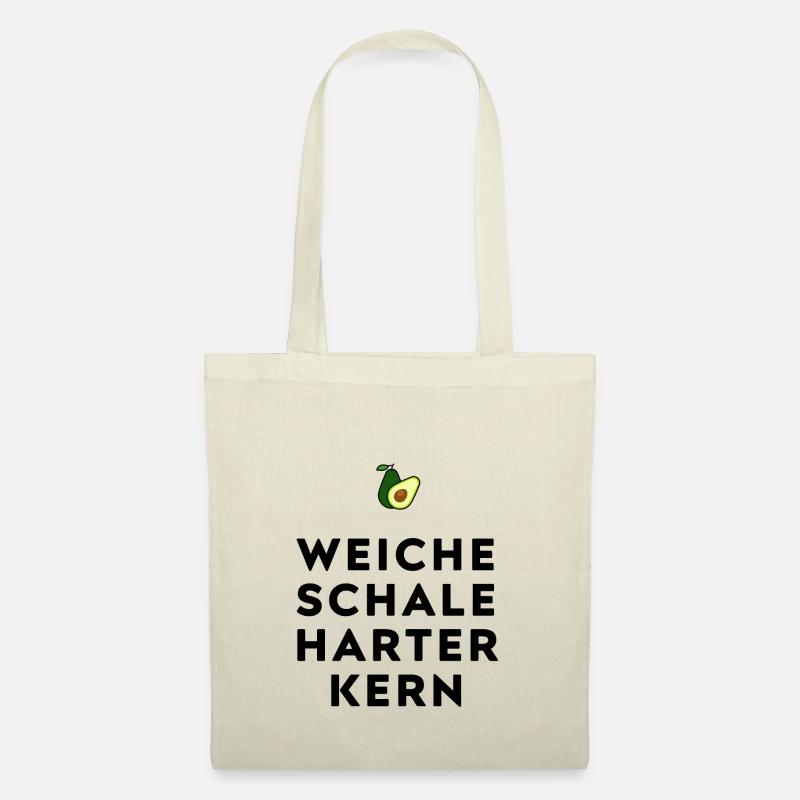 WEICHE SCHALE HARTER KERN - Stoffbeutel - Natur