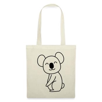 Koala Comic Tier - Stoffbeutel - Natur - Vorne