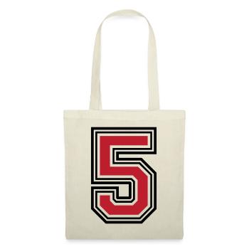 5 number symbol - Tote Bag - nature - Front