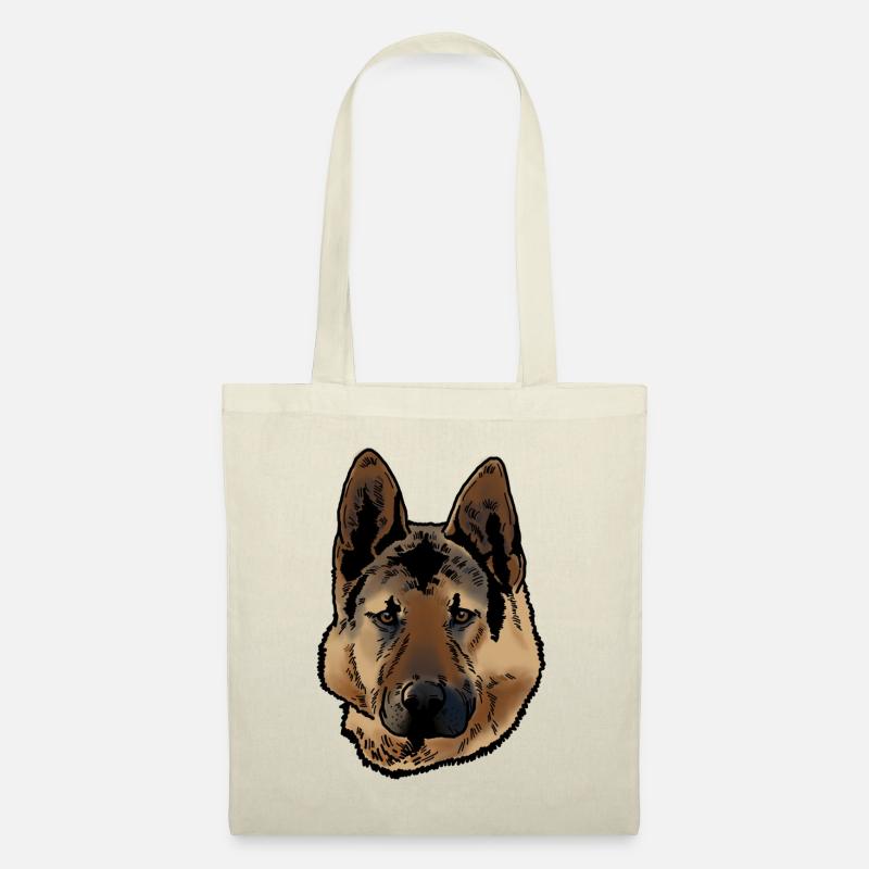 Deutscher Schäferhund - Stoffbeutel - Natur