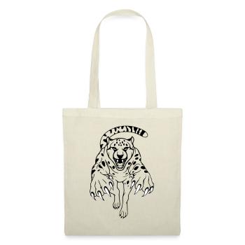 Guépard sautant - Sac en tissu - nature - Devant
