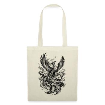 Japanese Phoenix Houou in Irezumi Style - Tote Bag - nature - Front