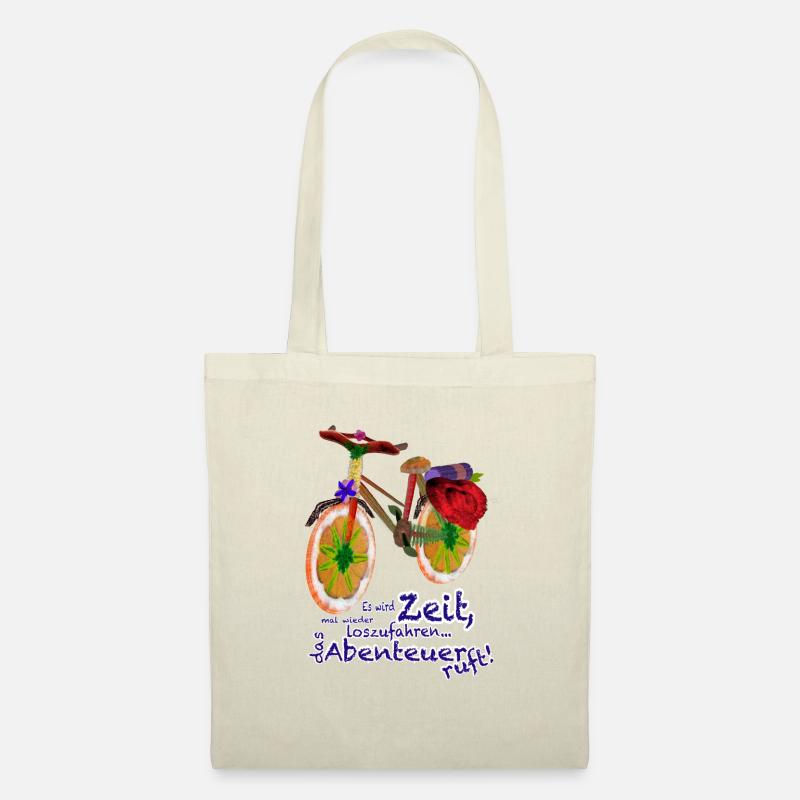 Fahrradtour | crazyplusthree - Stoffbeutel - Natur