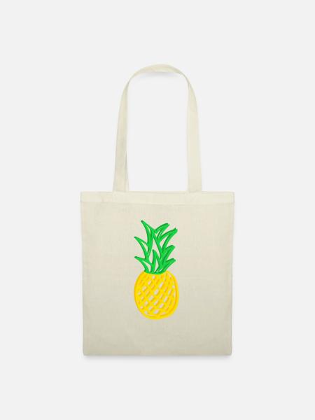 Ananas - Stoffbeutel - Natur