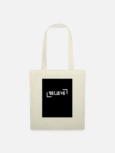 Believe - Stoffbeutel - Natur