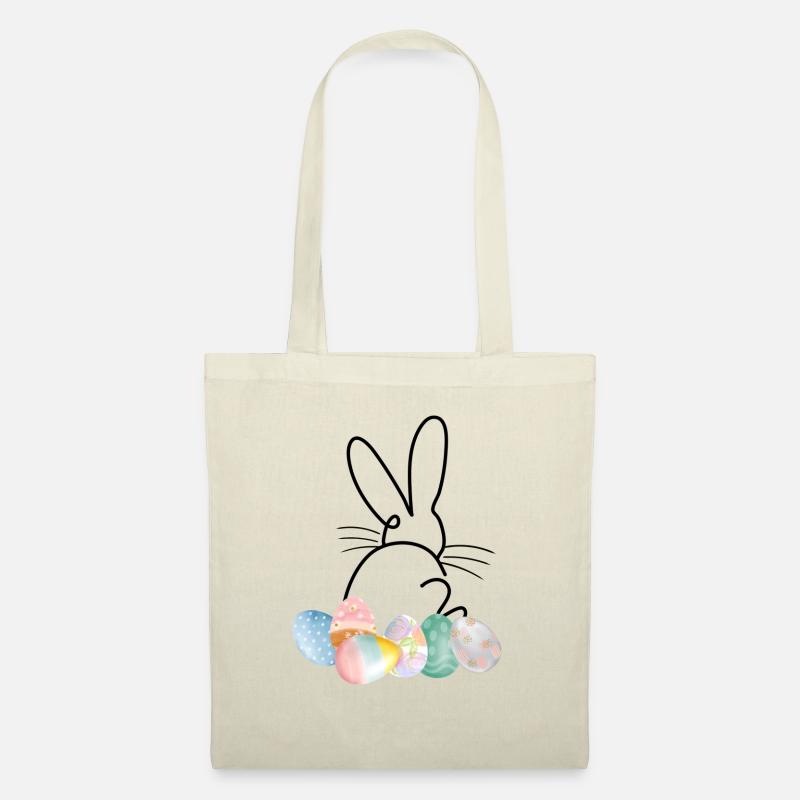 Ostern ruft - Stoffbeutel - Natur