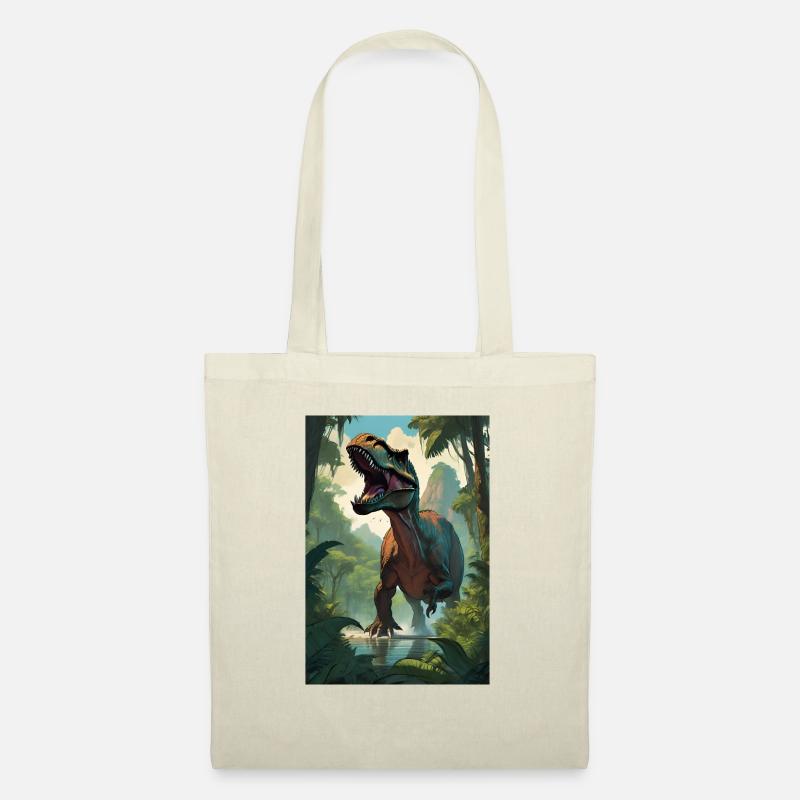T Rex Tee V2 - Tote Bag - nature