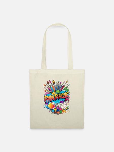 Maler malen Kind Geschenk - Stoffbeutel - Natur