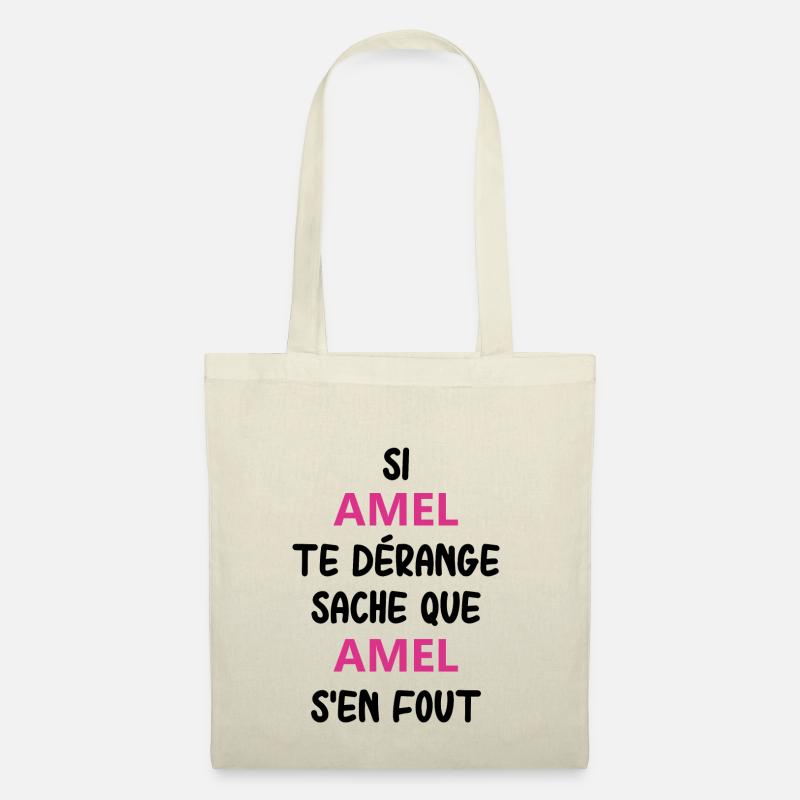 Si amel te dérange sache que amel - Sac en tissu - nature