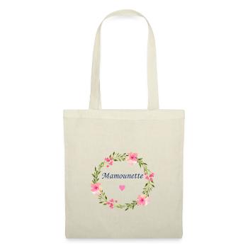 Mamounette - Sac en tissu - nature - Devant