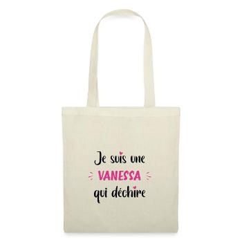 Je suis une vanessa qui déchire - Sac en tissu - nature - Devant
