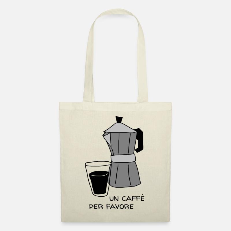 Ein Kaffee, per favore. - Stoffbeutel - Natur