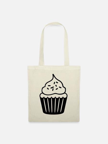Cupcake - Stoffbeutel - Natur