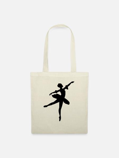 Vector Ballet dancer Silhouette - Tote Bag - nature