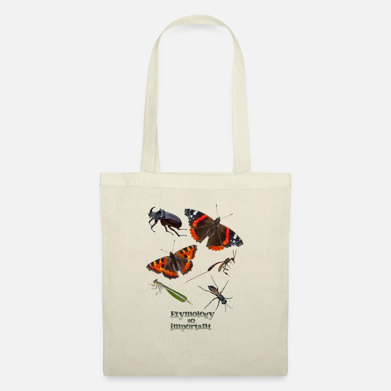 Insects - Insects with text - Tote Bag - nature